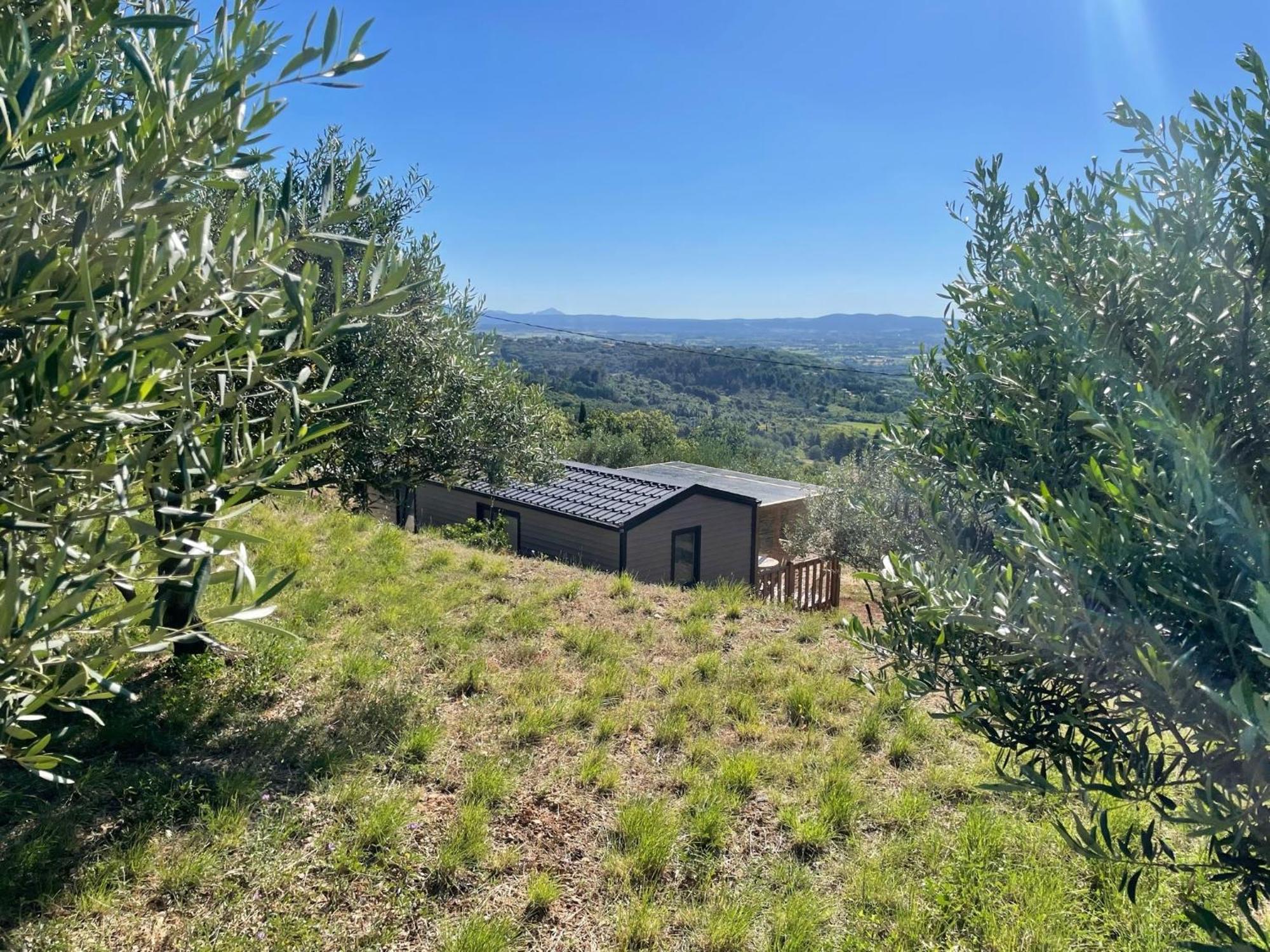Lacoste  Mobil-Home En Pleine Nature A 3 Mins Du Lac Du Salagou Avec Vue Panoramique מראה חיצוני תמונה